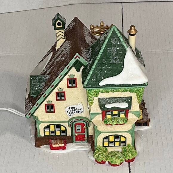 Dept. 56 North Pole Series "Glacier Gazette" Heritage Village - Picture 1 of 11